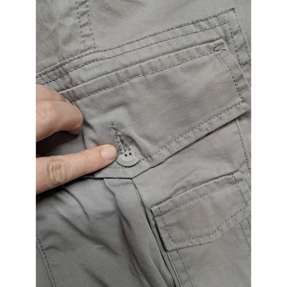 Match & Matchstick Cargo Shorts Mens Sz 40 Khaki Dress Chino Work Pockets Flat - Picture 12 of 14